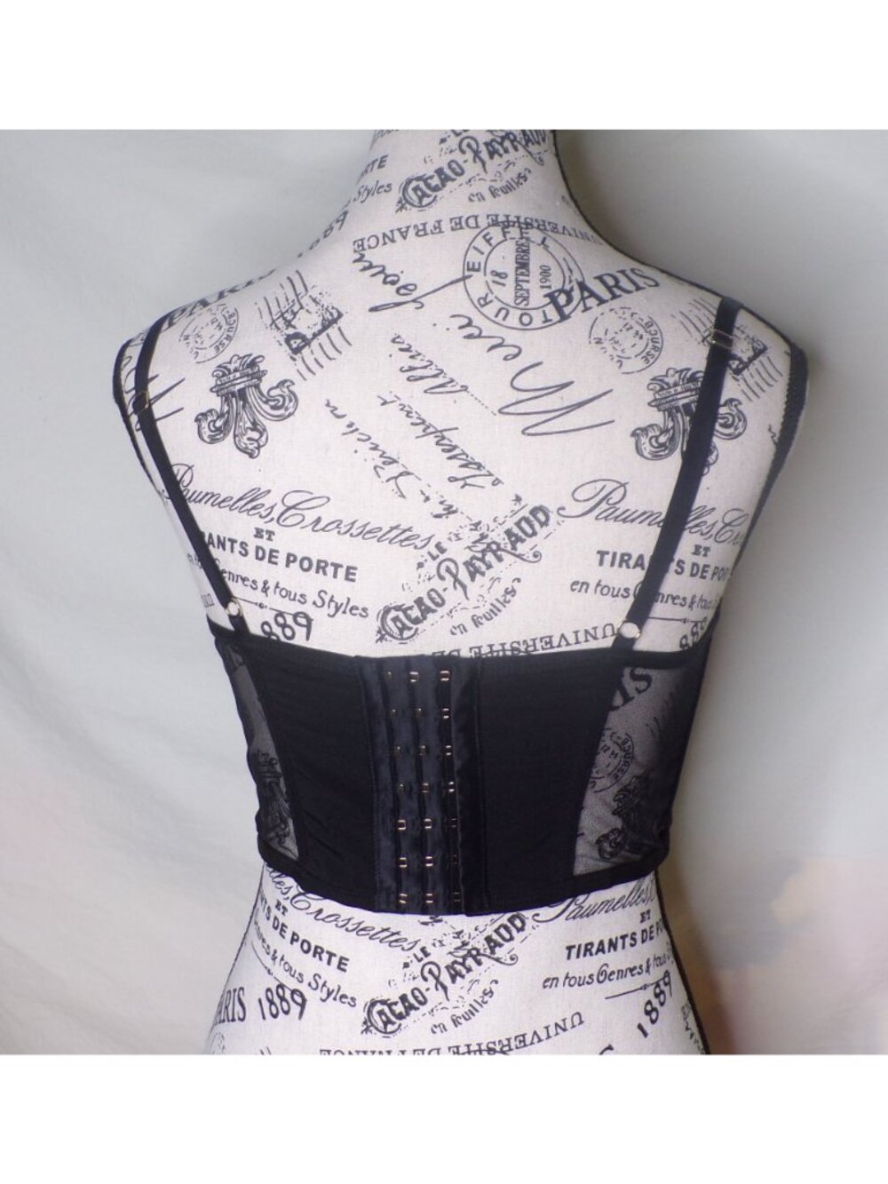 🆕ETAM Obsession Underwire Bustier Bra 34C Black - Picture 9 of 11